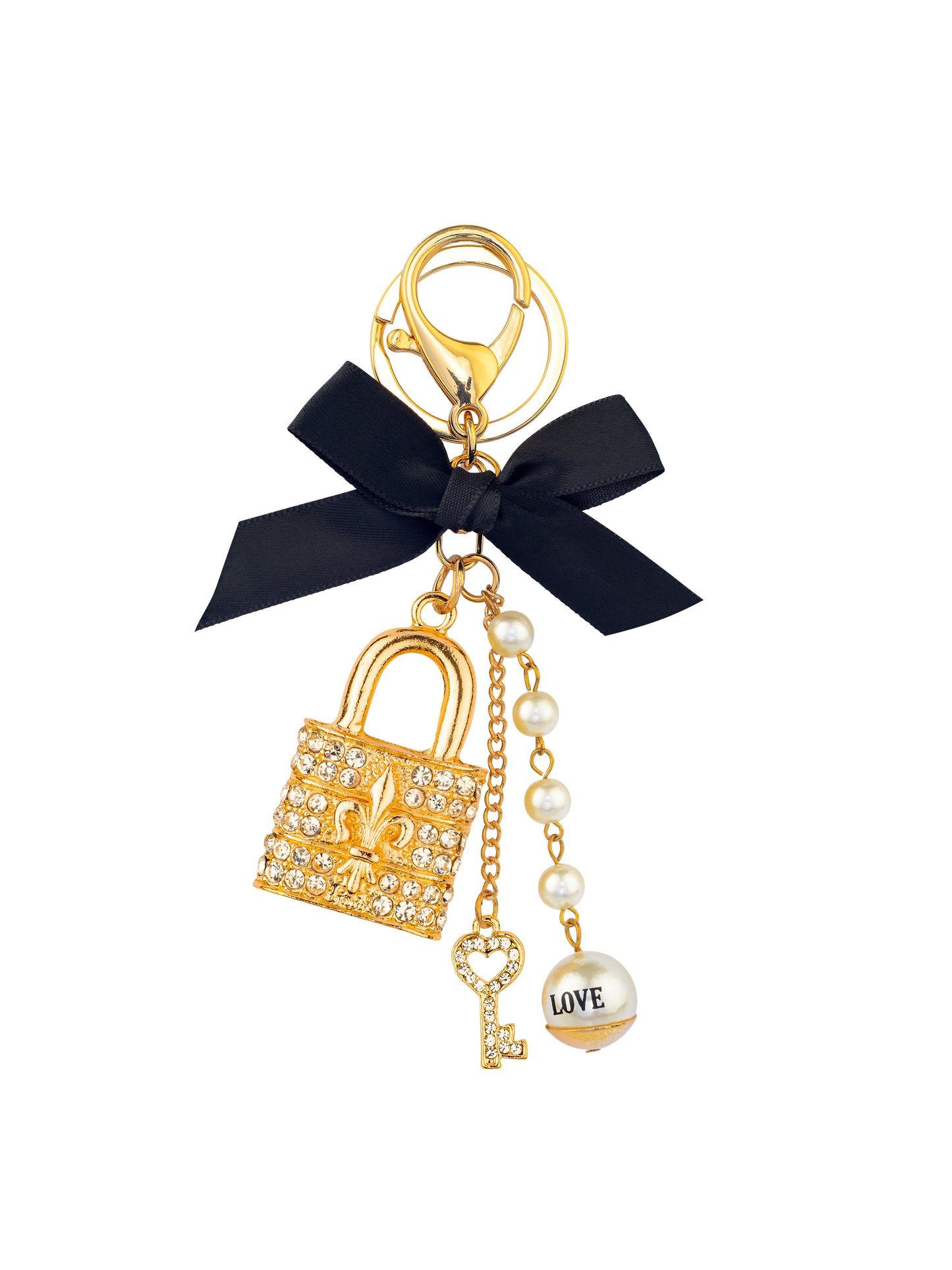 Luxury Charm Key Ring - Locket