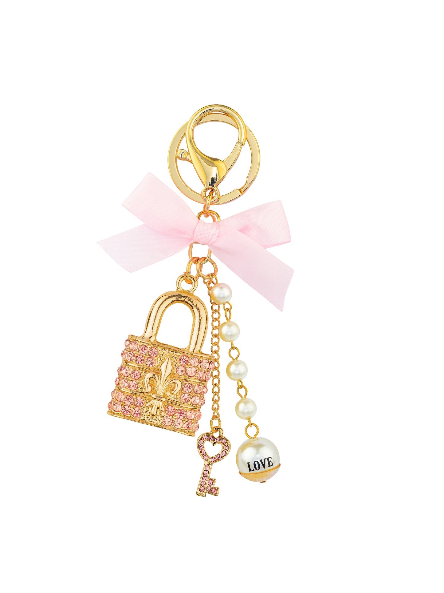 Luxury Charm Key Ring - Locket