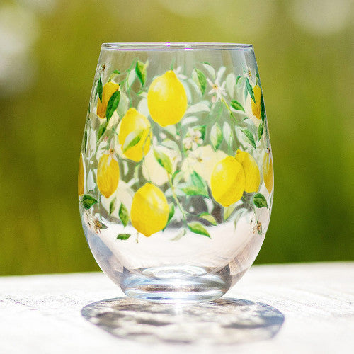 Lemon Grove Stemless Wine Glass