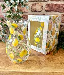 Lemon Grove Glass Vase